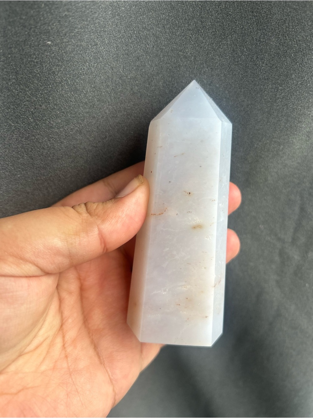 Blue Chalcedony crystal tower -XL